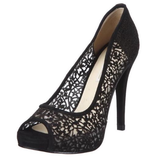 Buffalo london 9966-184, scarpe eleganti donna - grigio talpa, 38 eu