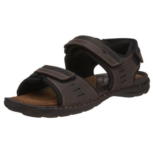 Josef Seibel daniel 1280666341 - sandali da uomo, colore: brasile/nero, brasil nero, 40 eu