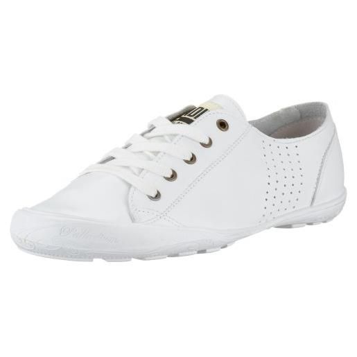Palladium gang nap 71397, scarpe da ginnastica da donna, bianco, (420 white 420), bianco, 36 eu