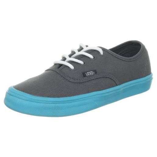 Vans authentic lite voya6xf, sneaker unisex adulto, grigio (grau ((pop) pewter/scuba blue)), 42