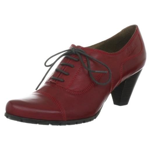 s.Oliver casual 5-5-23302-39, scarpe col tacco donna, rosso (rot (scarlet 501)), 42