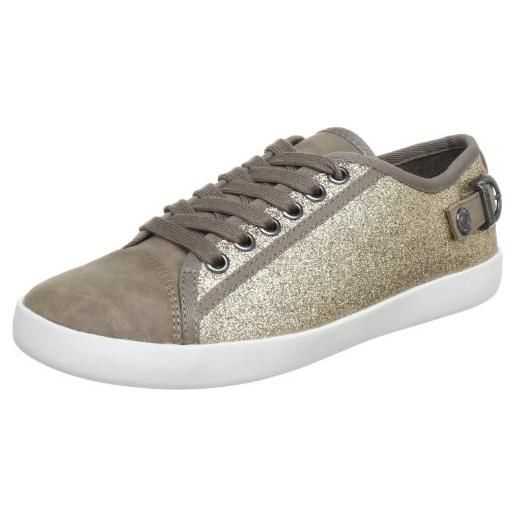 s.Oliver casual 5-5-23603-30, sneaker donna, oro (gold (pepper/lt. Gold 477)), 42