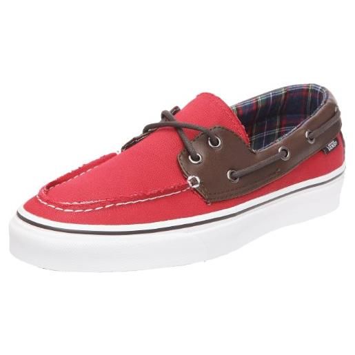 Vans zapato del barco, sneaker unisex-adulto, rosso (rot), 46 eu stretta