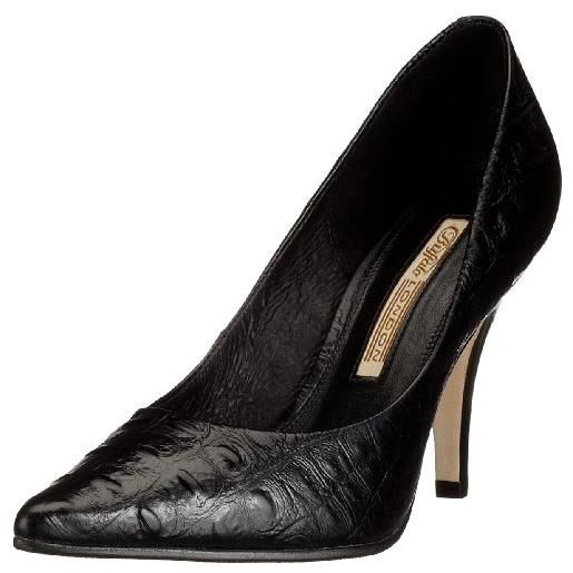 Buffalo croco 13703-639 - scarpe da donna, nero, 39 eu