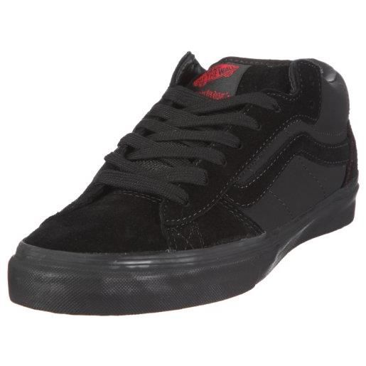Vans vf4b2ur, scarpe sportive uomo - nero/rosso, 42 eu