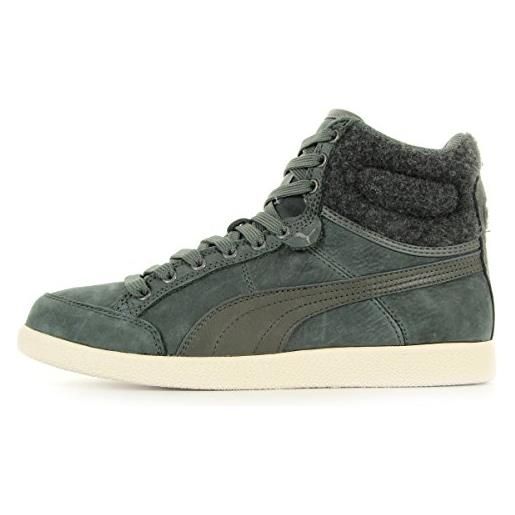 Puma ikaz hi wool wns, sneaker donna, grigio (gris (darkshadow/black/silver), 36