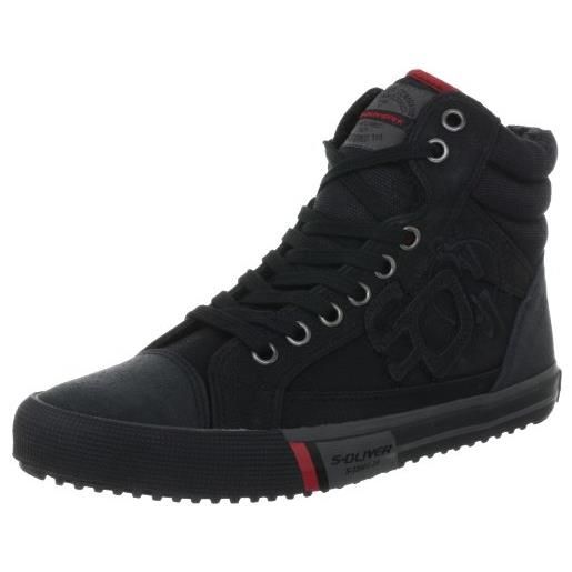 s.Oliver casual 5-5-16200-29, sneaker uomo, nero (schwarz (black 1)), 42