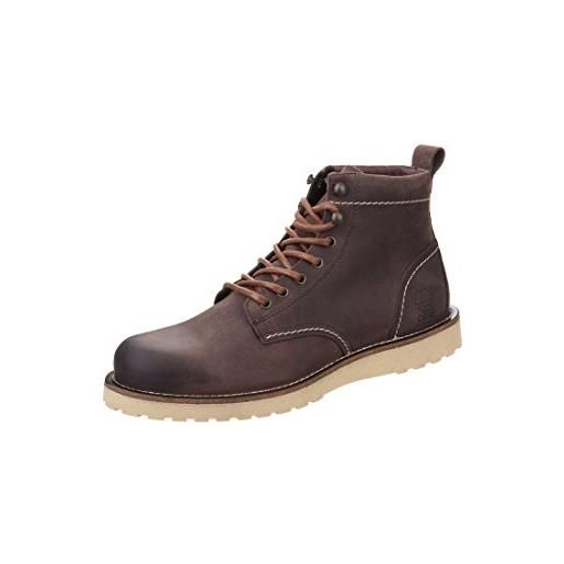 JACK & JONES jj pepper ji core, stivali uomo, marrone (braun (golden brown)), 41