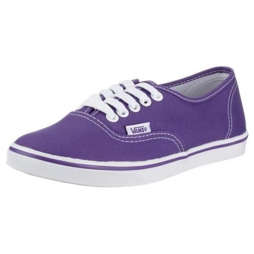 Vans u authentic lo pro vf7bz1n - scarpe da ginnastica unisex per adulti, colore: viola/bianco, viola. , 40.5 eu