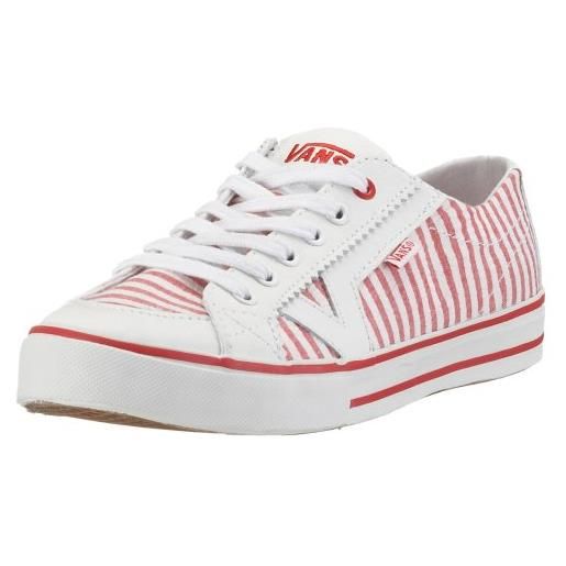Vans w tory vxfq3f9 - sneaker da donna, colore: bianco/rosso, bianco, 36.5 eu