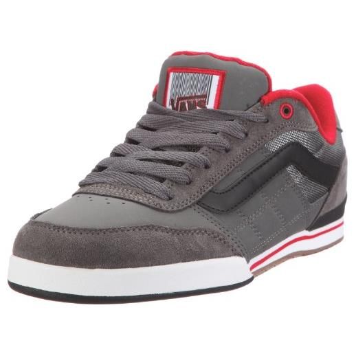 Vans wylie vkyg5u3, sneaker uomo, grigio (grau (pewter/black/red)), 46