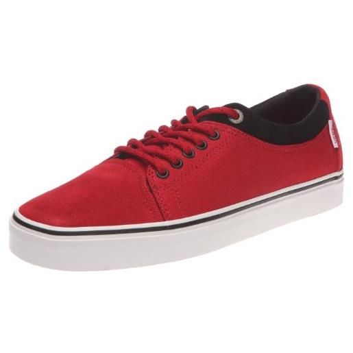 Vans milo, scarpe da skateboard uomo, rosso (rouge (red/black)), 42.5