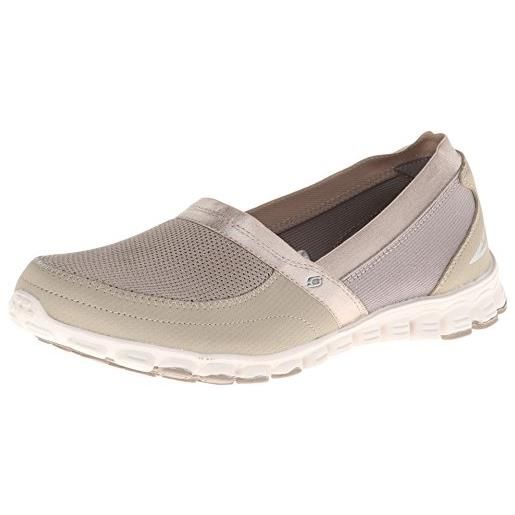 Skechers ez flex-take-it-easy slipper da donna, grigio tpe, 38.5 eu