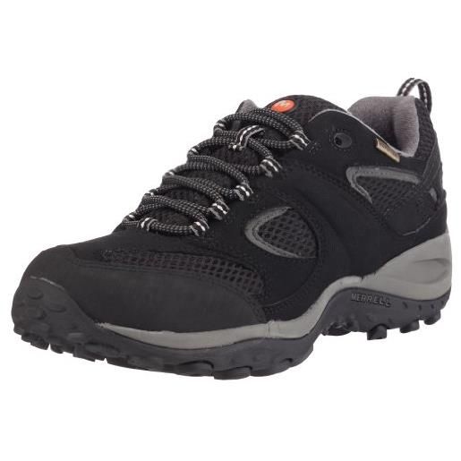 Merrell j584783 rival silverton syn gtx xcr/black, scarpe sportive da uomo - escursioni, nero, 42 eu