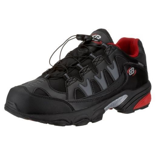 Brütting experience 191072 - scarpe sportive da uomo, colore: nero (nero-grigio-rosso), eu 39, nero, 39 eu