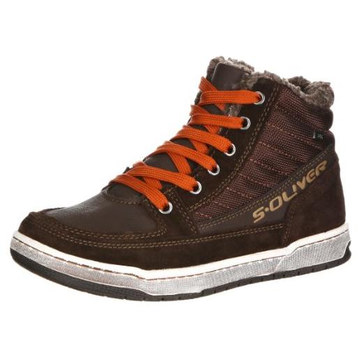 s.Oliver casual 5-5-46101-21, sneaker ragazzo, marrone (braun (brown 300)), 35