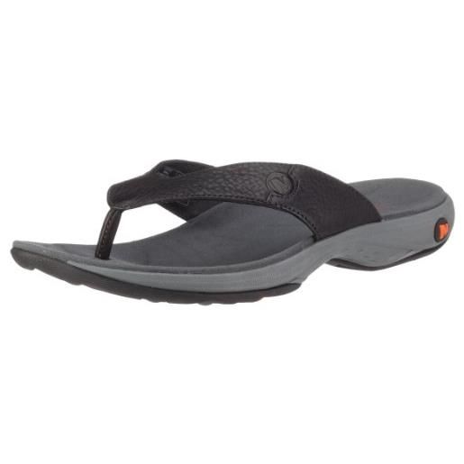 Merrell kelso j33 - sandali da uomo, nero, 41 eu