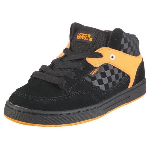 Vans vmaz3l2, scarpe da ginnastica unisex bambino - nero/arancione