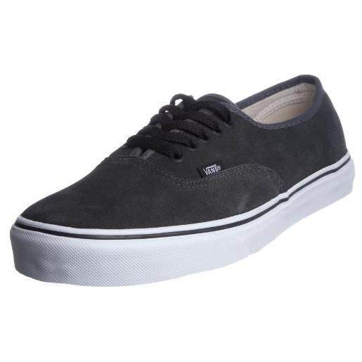 Vans authentic, sneaker unisex adulto, grigio (grau (dark shadow/schwarz)), 45.5
