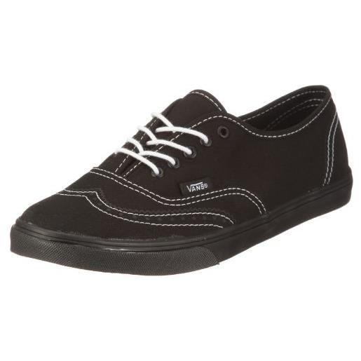 Vans authentic lo pro vgyq5ly, sneaker donna, nero (schwarz ((printed oxford) black/black)), 38.5