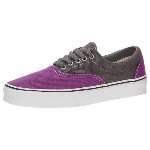 Vans era, scarpe da skate unisex per adulti - grigio/viola/grigio, 43 eu, grigio viola grigio, 43 eu