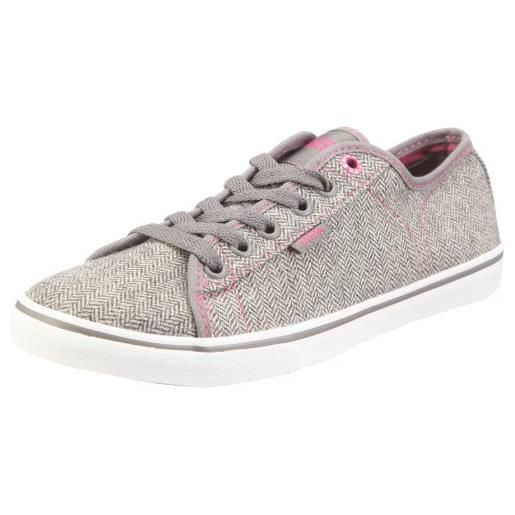 Vans w ferris lo pro vjw0l9d, sneaker donna, grigio (grau/(herringbone) grey/pink), 37