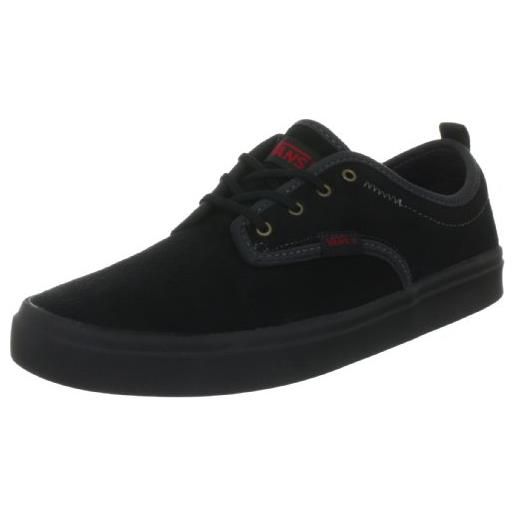 Vans quinn vqgt58j, sneaker uomo, nero (schwarz ((sherpa) black/black)), 38.5