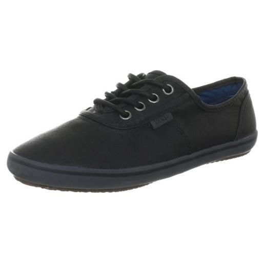 Vans cedar vmap55q, sneaker donna, nero (schwarz ((leather) black/grey)), 41
