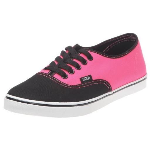 Vans authentic lo pro, sneaker unisex adulto, multicolore (rose (neon blk/pink)), 40