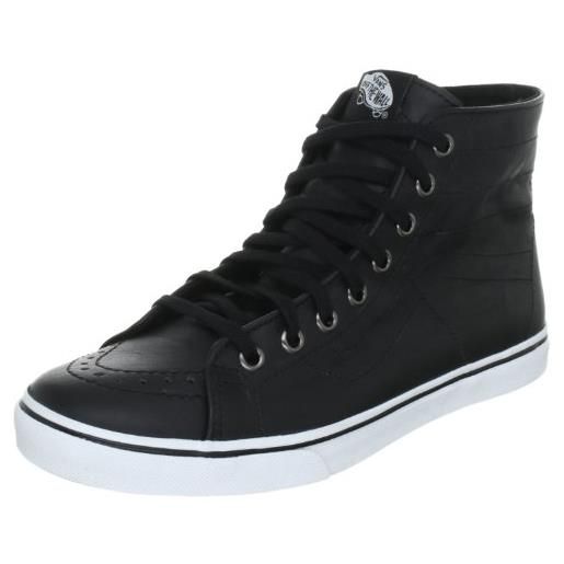 Vans sk8-hi d-lo vl9a3w5, sneaker donna, nero (schwarz ((leather) black)), 40.5