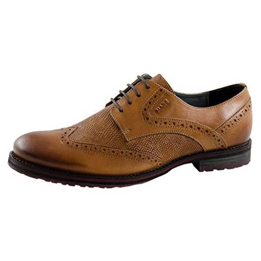 Marc Shoes ferris, brogues uomo, braun cow leather cognac 00943, 46 eu