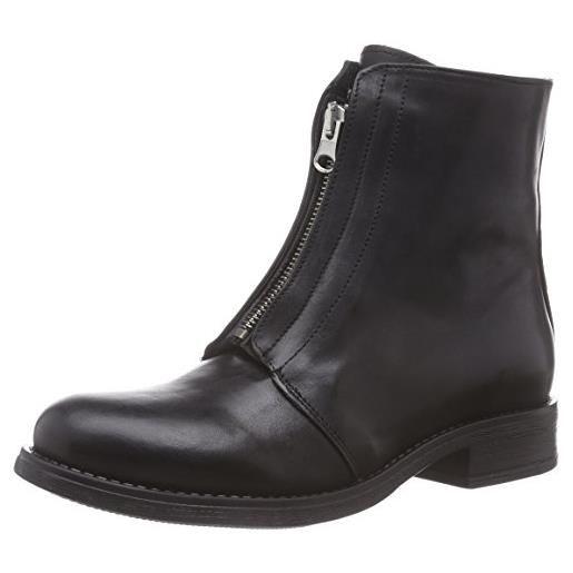 PIECES psiza leather hidden zipper boot blk, stivaletti donna, nero, 41 eu