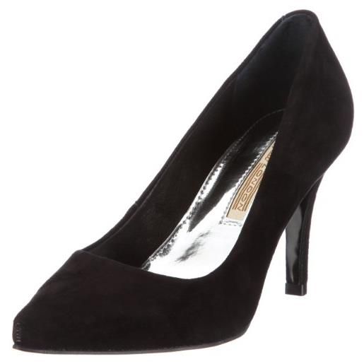 Buffalo london 18445-867-120707, scarpe con tacco donna, nero (schwarz/black 01), 36