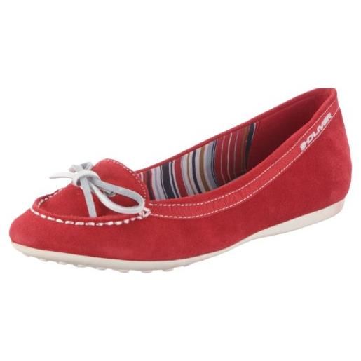 s.Oliver casual 5-5-22111-28, ballerine donna, rosso (rot (red 500)), 42