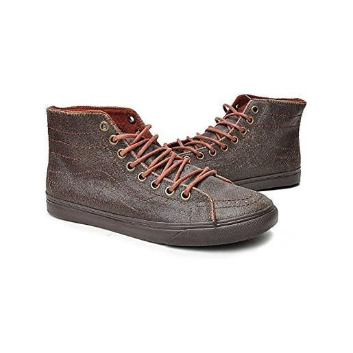 Vans u sk8-hi d-lo vl9a54a - sneaker unisex per adulti, marrone cracked leather brown, 39 eu