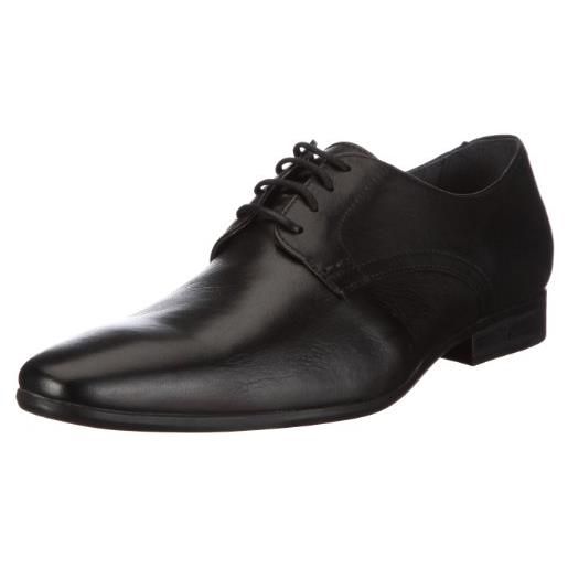 Selected sel jose 16021079, scarpe basse classiche uomo, nero (schwarz/black), 43