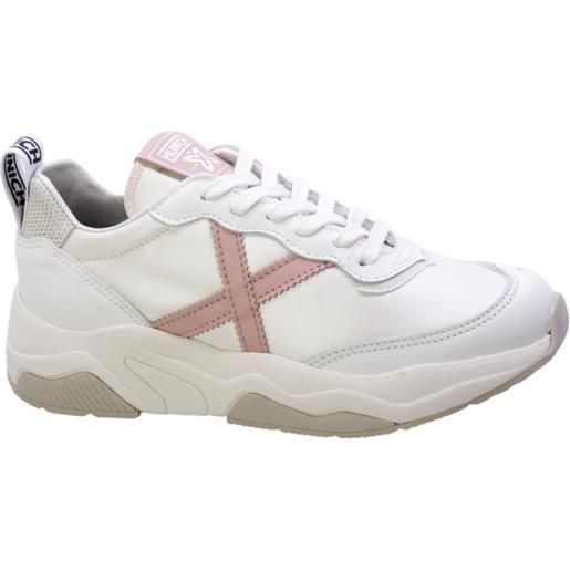 Munich sneakers donna bianco/rosa wave156
