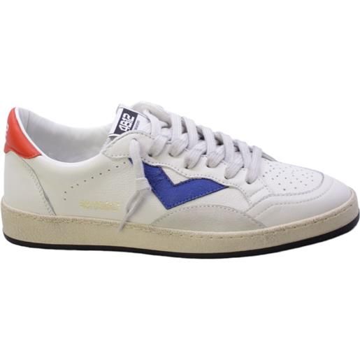 4b12 sneakers uomo bianco/arancio/blue playnew-u50