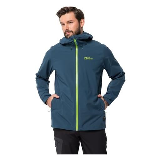 Jack Wolfskin highest peak jacket m, giacca da esterno uomo, mare scuro