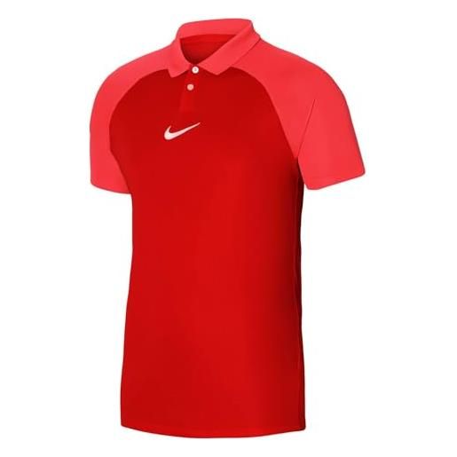 Nike m nk df acdpr ss polo k, university red/bright crimson/white, s uomo