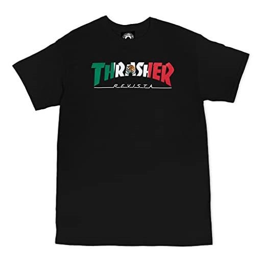 Thrasher men's mexico revista black short sleeve t shirt m