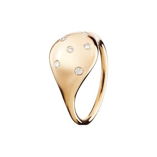 Pandora - anello, oro giallo 18 carati (750), donna, taglia 10
