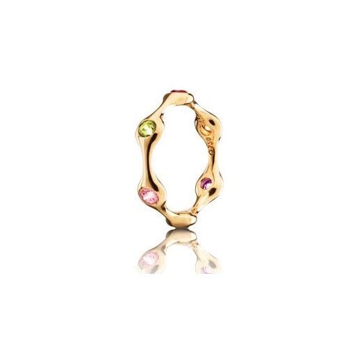 Pandora - anello da donna in oro 18 k, 970116mx3, oro giallo, 53 (16.9), cod. 970116mx3-53
