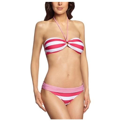 Tommy Hilfiger audrey bandeau - costume da nuoto da donna, taglia 38, colore: rosa