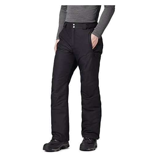 Columbia uomo pantaloni da sci, nero, xl/r