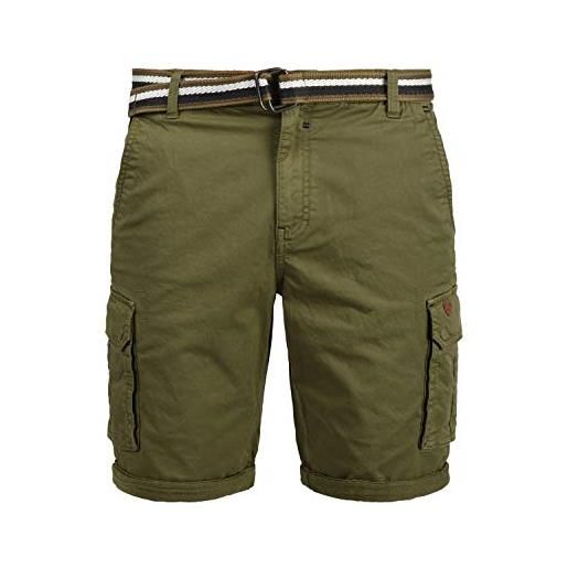b BLEND blend brian pantaloncini cargo bermuda shorts pantaloni corti da uomo con cintura regular- fit, taglia: m, colore: black (70155)