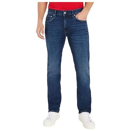 Tommy Hilfiger jeans uomo elasticizzati, blu (caro indigo), 50w / 34l