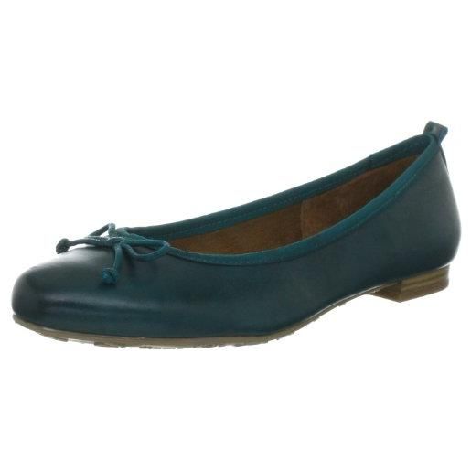 s.Oliver casual 5-5-22104-39, ballerine donna, blu (blau (petrol 704)), 40