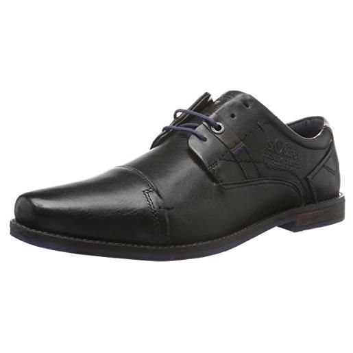 s.Oliver 13209, scarpe stringate basse oxford uomo, nero (black 1), 46 eu