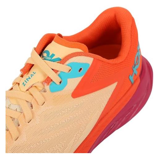 HOKA ONE ONE m zinal, scarpe da corsa su sentieri uomo, arancione (impala flame), 44 2/3 eu